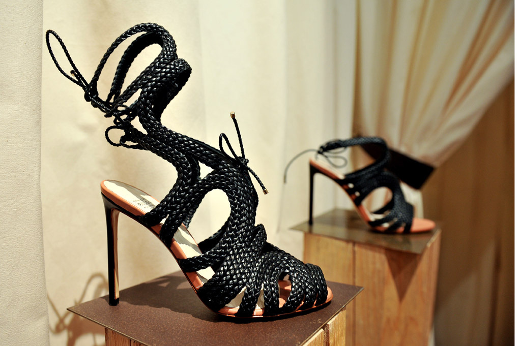 francesco russo black heels